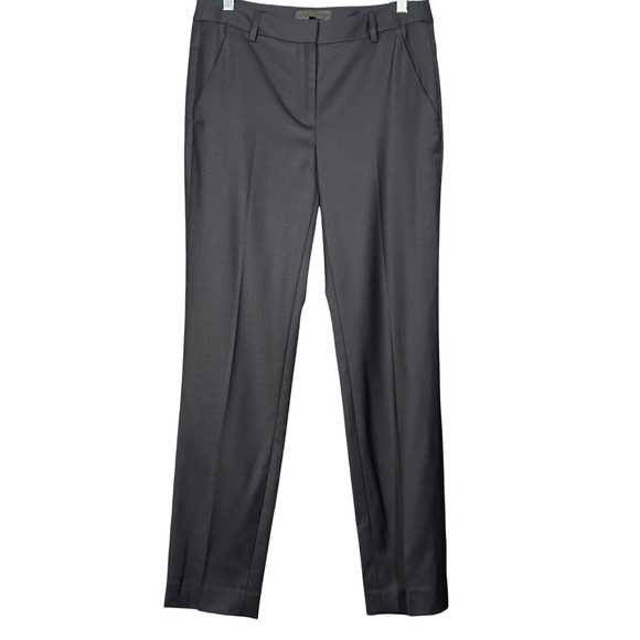 Nili Lotan Pants - Nili Lotan Colmar Pant Dark Navy Straight Leg Trousers Womens Size 2
